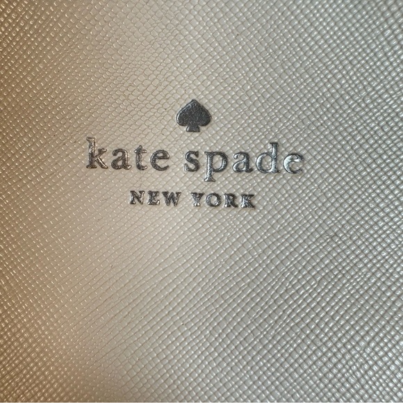 Kate Spade NY Dana Saffiano Cream Tote EUC - Picture 8 of 16